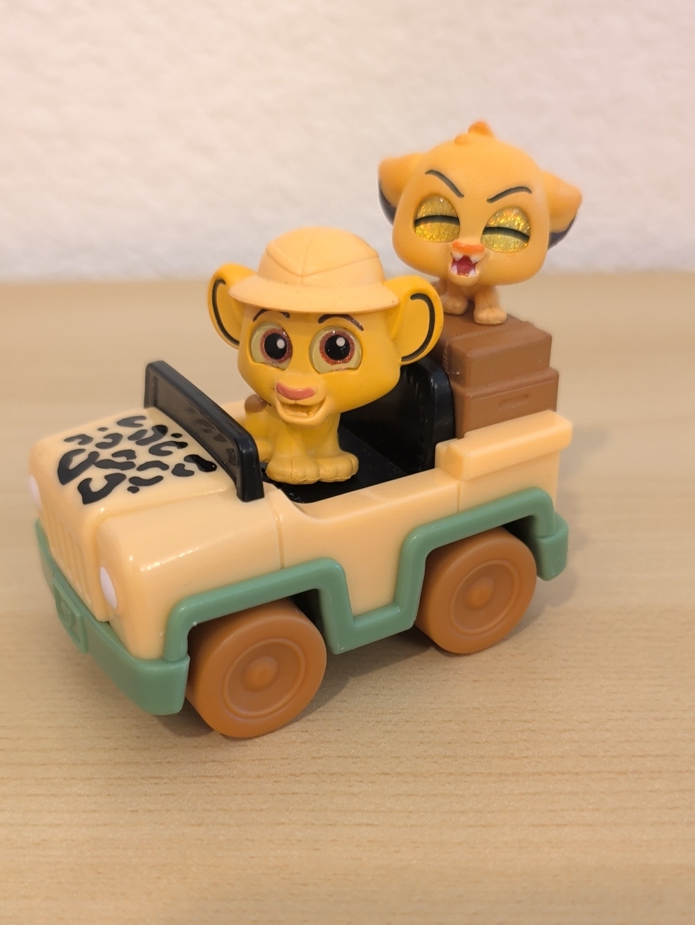 Disney Doorable RARE Lil Moments Simba & Car Simba